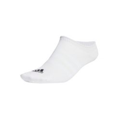 Adidas Skarpety Thin 3-Pack Ht3463. Białe skarpetki damskie Adidas, bez wzorów, z bawełny. Za 51.00 zł.