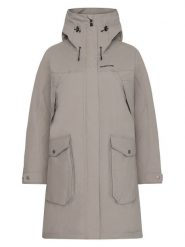 Didriksons Parka "Thelma" w kolorze szarobrązowym rozmiar: 40. Szare parki damskie Didriksons, bez kaptura. Za 848.50 zł.