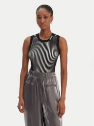 Liu Jo Sport Sweter TA6064 MS55N Czarny Regular Fit. Czarne swetry klasyczne damskie Liu Jo Sport, l, z wiskozy, bez kołnierzyka. Za 429.99 zł.