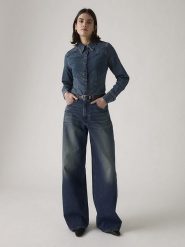 Levi's Dżinsy - Relaxed fit - w kolorze niebieskim rozmiar: W24/L31. Niebieskie jeansy damskie Levi's. Za 219.95 zł.