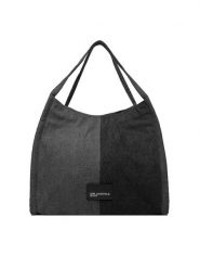 Karl Lagerfeld Jeans Torebka B1W50006 Czarny. Czarne shopper bag Karl Lagerfeld Jeans, bez wzorów, z jeansu, bez dodatków. Za 429.99 zł.