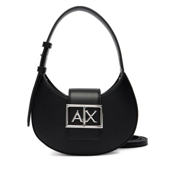 Torebka Armani Exchange. Czarne torebki klasyczne damskie Armani Exchange, bez dodatków. Za 323.99 zł.