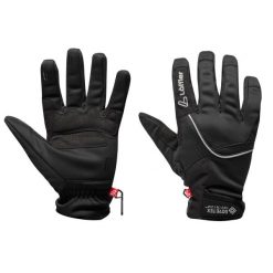 Loeffler gloves Tour Gloves WS Warm-softshell-Black. Czarne rękawiczki damskie LOEFFLER, bez wzorów, z softshellu. Za 352.00 zł.