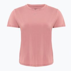 Koszulka damska Nike One Classic Dri-Fit. Czerwone bluzki damskie Nike, xs, bez wzorów, bez kołnierzyka, bez ramiączek. Za 139.99 zł.