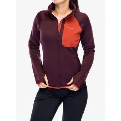 Bluza polarowa damska Columbia Triple Canyon Grid Fleece Full Zip. Czerwone bluzy damskie Columbia, m, bez wzorów, z polaru, bez kaptura. Za 359.99 zł.