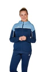 Damska bluza dresowa z kapturem Erima Change. Niebieskie bluzy damskie Erima, bez wzorów, z dresówki, z kapturem. Za 244.95 zł.