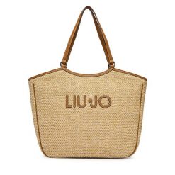 Torebka Liu Jo. Brązowe shopper bag Liu Jo, bez wzorów, bez dodatków. Za 559.99 zł.
