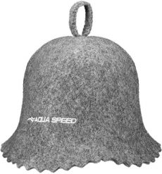 Czapka do sauny filcowa Aqua Speed. Szare czapki damskie Aqua-Speed, bez wzorów, z materiału. Za 49.90 zł.