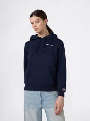 Champion Bluza w kolorze granatowym rozmiar: XL. Niebieskie bluzy damskie Champion, xl, bez wzorów, z bawełny, z kapturem. Za 144.92 zł.