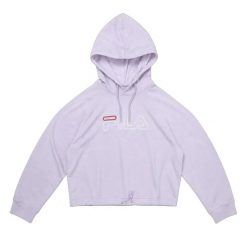 Damska bluza Fila SARENA cropped hoody FAW0351-40012. Fioletowe bluzy damskie Fila, s, bez wzorów, z bawełny, z kapturem. Za 148.86 zł.