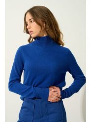 AUTHENTIC CASHMERE Kaszmirowy sweter "Eileen" w kolorze granatowym rozmiar: M. Niebieskie swetry klasyczne damskie AUTHENTIC CASHMERE, m, z kaszmiru, bez kołnierzyka. Za 345.36 zł.