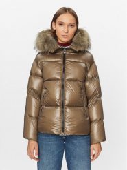 Hetregó Kurtka puchowa Shea 8K722M Brązowy Regular Fit. Brązowe kurtki damskie HETREGO, m, bez wzorów, z puchu, bez kaptura. Za 1,849.00 zł.