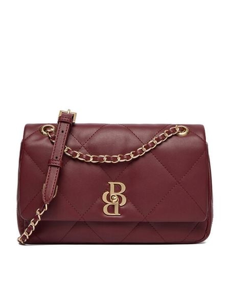 Badura Torebka C-ARYA-LA482-2953 Bordowy. Czerwone listonoszki damskie Badura, bez wzorów, z materiału, bez dodatków. Za 249.99 zł.