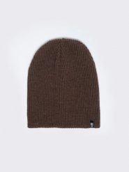 Czapka unisex zimowa brązowa Gangi 804. Brązowe czapki damskie Big Star, na zimę, bez wzorów. W wyprzedaży za 29.99 zł.