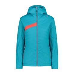 Kurtka damska turystyczna CMP 32Z4236. Zielone kurtki sportowe damskie CMP, na zimę, xs, bez wzorów, bez kaptura. Za 329.99 zł.