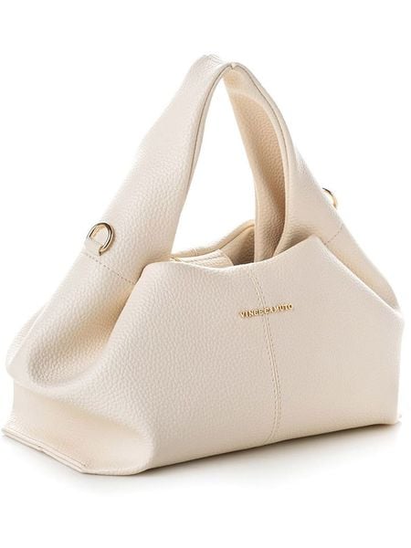 Vince Camuto Torebka "Capri" w kolorze kremowym - 34 x 17 x 13 cm rozmiar: onesize. Brązowe torebki klasyczne damskie Vince Camuto, z materiału, przez ramię, bez dodatków. Za 156.98 zł.