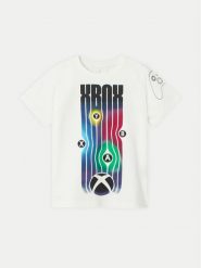 NAME IT T-Shirt XBOX 13232200 Biały Regular Fit. Białe t-shirty i koszulki chłopięce Name it, bez wzorów, z bawełny, bez kołnierzyka, bez ramiączek. Za 69.99 zł.