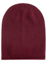 Zwillingsherz Kaszmirowa czapka beanie w kolorze bordowym rozmiar: onesize. Czerwone czapki damskie Zwillingsherz, bez wzorów, z kaszmiru. Za 205.93 zł.