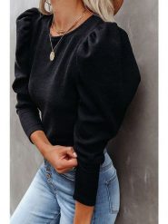 Milan Kiss Koszulka w kolorze czarnym rozmiar: M. Czarne bluzki damskie Milan Kiss, m, bez wzorów, bez kołnierzyka, bez ramiączek. Za 92.42 zł.