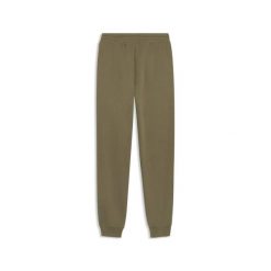 Spodnie do biegania Puma Essential No.1 Logo FL. Zielone spodnie sportowe damskie Puma, l, bez wzorów, z dresówki, do biegania. Za 194.15 zł.