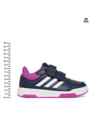 Adidas Sneakersy Tensaur Hook and Loop Shoes JH9541 Granatowy. Niebieskie buty sportowe chłopięce Adidas, ze skóry, bez zapięcia. Za 139.99 zł.
