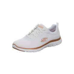 Buty do chodzenia damskie Skechers Flex Appeal 40. Białe obuwie sportowe casual damskie Skechers, z meshu, trekkingowe. Za 269.99 zł.