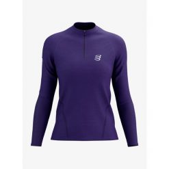 Bluza do biegania damska Compressport Trail HZ LS Tshirt W. Fioletowe bluzy damskie Compressport, l, bez wzorów, bez kaptura. Za 476.99 zł.