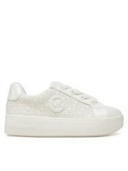 MICHAEL Michael Kors Sneakersy MK01329100 Biały. Białe buty sportowe dziewczęce MICHAEL Michael Kors, bez wzorów, ze skóry, bez zapięcia. Za 299.99 zł.