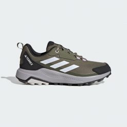 Damskie buty trekkingowe adidas Terrex Anylander Low. Brązowe obuwie trekkingowe damskie Adidas, z materiału, bez zapięcia. Za 329.00 zł.