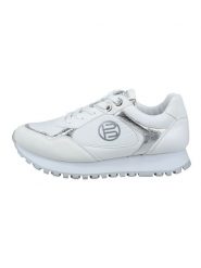 Bagatt Sneakersy w kolorze srebrno-białym rozmiar: 41. Szare obuwie sportowe damskie Bagatt, z materiału, bez zapięcia. Za 140.53 zł.