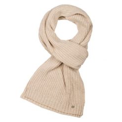 WEŁNIANY SZALIK JESSIE BEŻOWY One size - Flawless. Brązowe szaliki damskie Flawless, bez wzorów, z wełny. Za 290.00 zł.