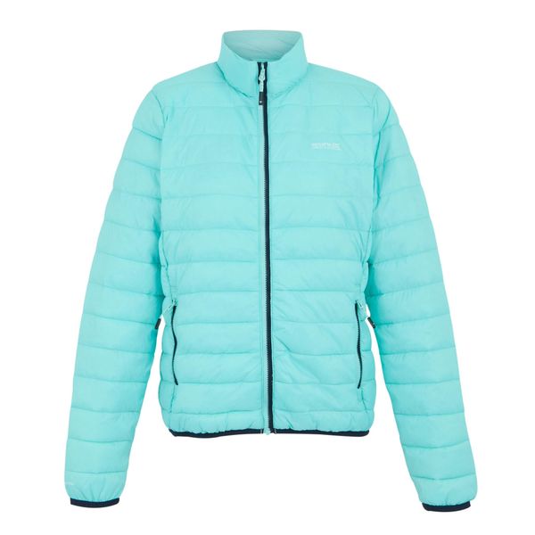 Kurtka Ocieplana Damska Ocieplana Hillpack II. Niebieskie kurtki damskie Regatta, bez wzorów, z puchu, bez kaptura. Za 161.99 zł.