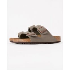 Klapki turystyczne uniseks Birkenstock Arizona 211. Szare klapki damskie Birkenstock, bez wzorów, z materiału, bez obcasa, bez zapięcia. Za 568.00 zł.