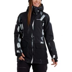 Kurtka narciarska damska Poplar Jacket. Białe kurtki sportowe damskie FUNDANGO, na zimę, xs, bez wzorów, bez kaptura. Za 629.90 zł.