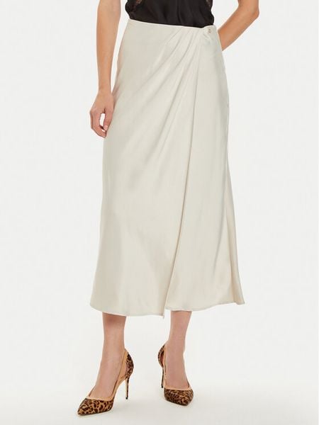 Guess Spódnica midi Anastasia W4BD56 WGIG2 Écru Regular Fit. Spódnice damskie Guess, m, z aplikacjami, z syntetyku, midi. Za 259.99 zł.