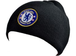 Czapka zimowa Chelsea Londyn - licencjonowana. Czarne czapki damskie CHELSEA, na zimę, bez wzorów, z materiału. Za 97.99 zł.