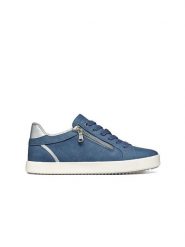 Geox Sneakersy "Blomiee" w kolorze niebiesko-srebrnym rozmiar: 36. Niebieskie obuwie sportowe damskie Geox, bez zapięcia. Za 105.38 zł.