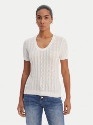 Fracomina Sweter FR26ST7031K547R9 Écru Regular Fit. Swetry klasyczne damskie Fracomina, l, bez kołnierzyka. Za 409.99 zł.