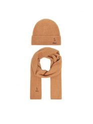 Polo Ralph Lauren Zestaw Szalik i Czapka 455981430002 Brązowy. Brązowe szaliki damskie Polo Ralph Lauren, na zimę, bez wzorów, z materiału. Za 929.99 zł.