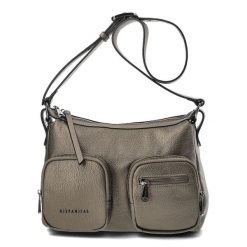Szara Torebka Hispanitas Stylowa Listonoszka Damska. Szare listonoszki damskie Hispanitas, bez wzorów, ze skóry ekologicznej, na ramię, bez dodatków. Za 449.00 zł.