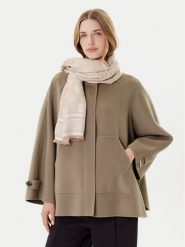 HUGO Chusta Alyin 50517684 Brązowy. Brązowe chusty damskie Hugo, bez wzorów, z materiału. Za 319.99 zł.