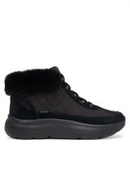 Skechers Trzewiki On-The-Go Encore - Cozy Fit Maisie 144844/BBK Czarny. Czarne botki damskie Skechers, z materiału, bez obcasa, na płaskiej podeszwie, bez zapięcia. Za 359.99 zł.