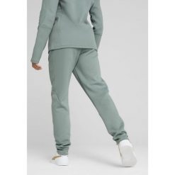 Damskie spodnie dresowe EVOSTRIPE PUMA Green Moon. Zielone spodnie dresowe damskie Puma, xs, bez wzorów, z dresówki. W wyprzedaży za 129.00 zł.