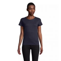 Dopasowana koszulka T-shirt z jerseyu dla kobiet Sol's Pioneer. Szare bluzki damskie SOL'S, s, bez wzorów, z jersey, bez kołnierzyka. Za 30.50 zł.