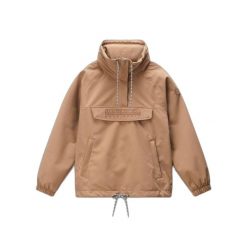 Damska kurtka wodoodporna Napapijri Rainforest. Brązowe kurtki damskie Napapijri, bez wzorów, bez kaptura. W wyprzedaży za 797.00 zł.