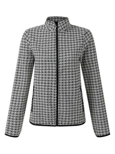 Dare 2b Bluza "Descend II" w kolorze biało-czarnym rozmiar: 42. Białe bluzy damskie Dare 2b, bez wzorów, bez kaptura. Za 119.95 zł.