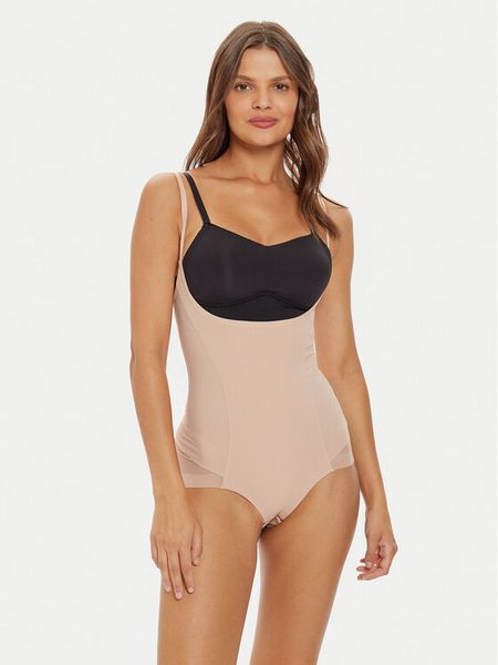 Ysabel Mora Bielizna modelująca górna 19621 Beżowy. Brązowa bielizna korygująca ysabel mora, bez wzorów, z syntetyku. Za 89.99 zł.
