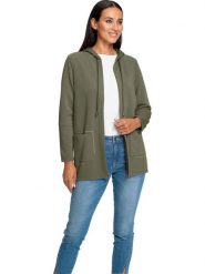 Heine Bluzka w kolorze khaki rozmiar: 36. Brązowe bluzki damskie Heine, bez wzorów, bez kołnierzyka, bez ramiączek. Za 61.17 zł.