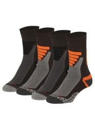 Skarpety trekkingowe Coolmax® do łydki 4 pary – Zielony. Zielone skarpetki damskie XTREME SOCKSWEAR, bez wzorów, z bawełny. Za 173.56 zł.