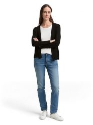 Tom Tailor Kardigan w kolorze czarnym rozmiar: M. Czarne kardigany damskie Tom Tailor, m, bez wzorów. Za 59.95 zł.
